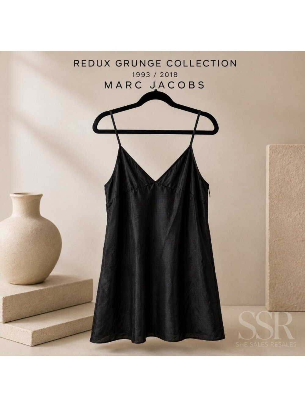 Marc Jacobs Redux Grunge Collection 1993/2018 Black Rare 90s Runway Reissue”